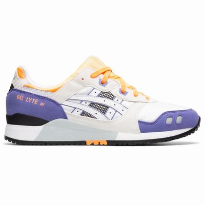 Asics Gel-Lyte III - Miesten Tennarit - Valkoinen/Oranssi